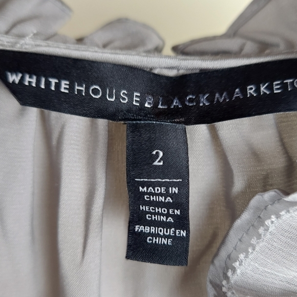 Size 2 Button Down Blouse WHBM - Picture 11 of 16